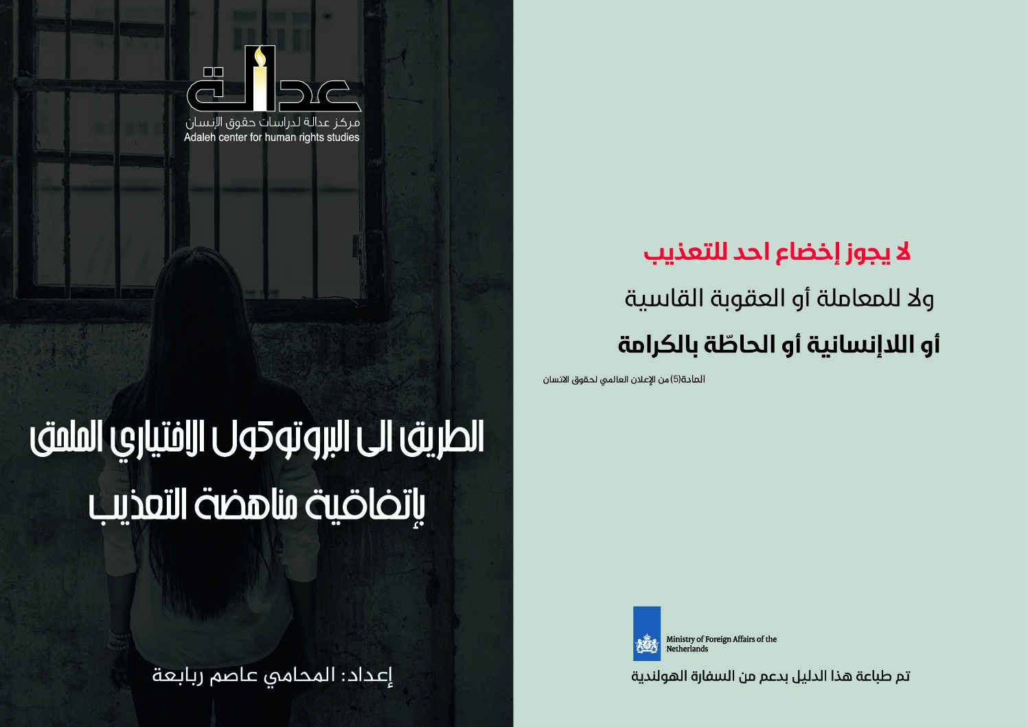 الطريق الى البرتكول الاختياري الملحق بإتفاقية مناهضة التعذيب